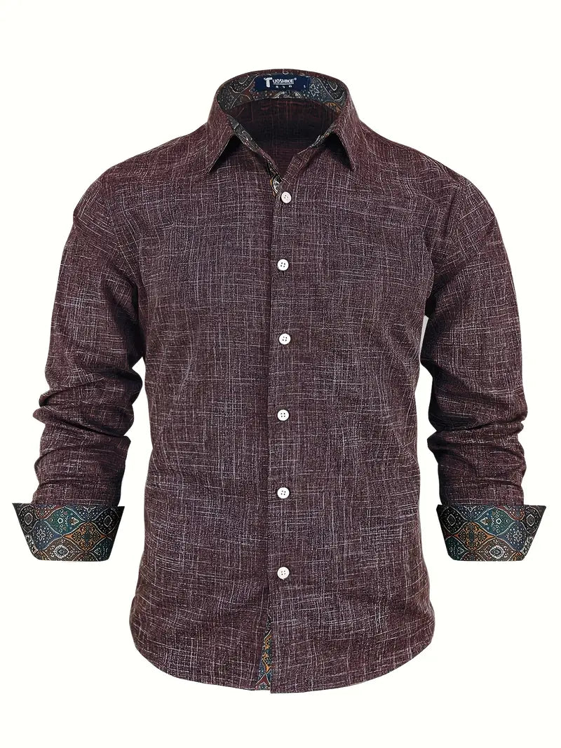 Tailored Button-Up Shirt for Men
