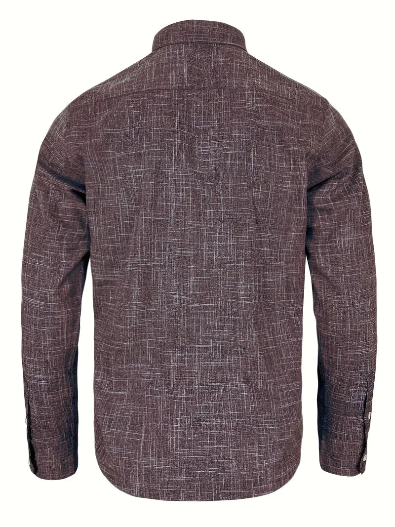 Tailored Button-Up Shirt for Men