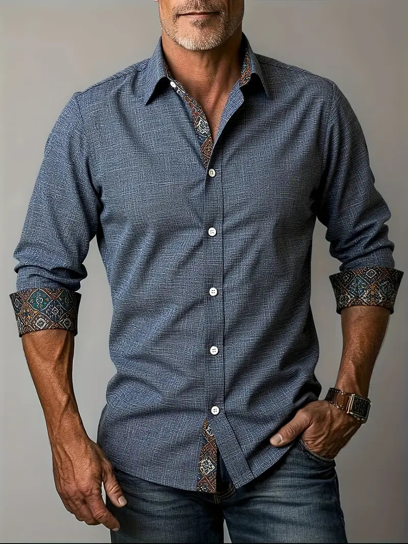 Tailored Button-Up Shirt for Men