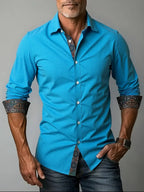 Tailored Button-Up Shirt for Men