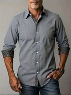 Tailored Button-Up Shirt for Men