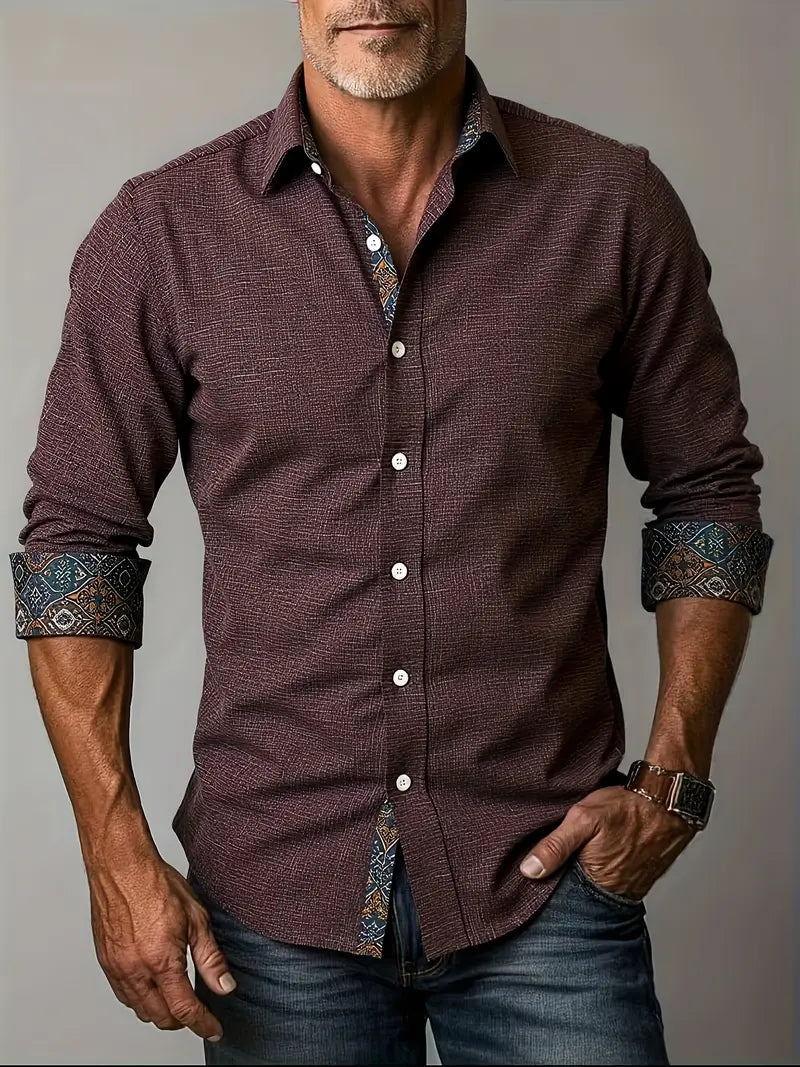 Tailored Button-Up Shirt for Men
