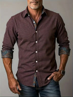 Tailored Button-Up Shirt for Men