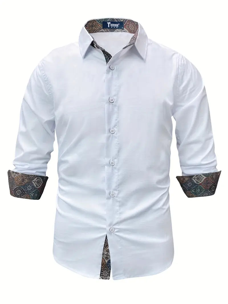 Tailored Button-Up Shirt for Men