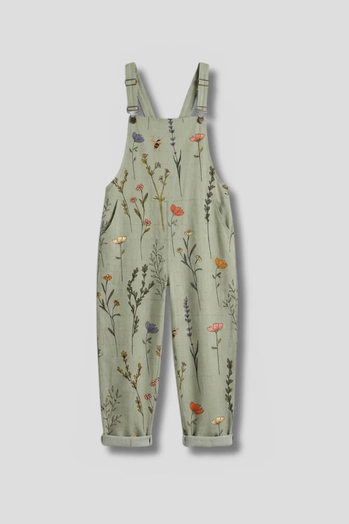Women's Adjustable Strap Wide-Leg Jumpsuit