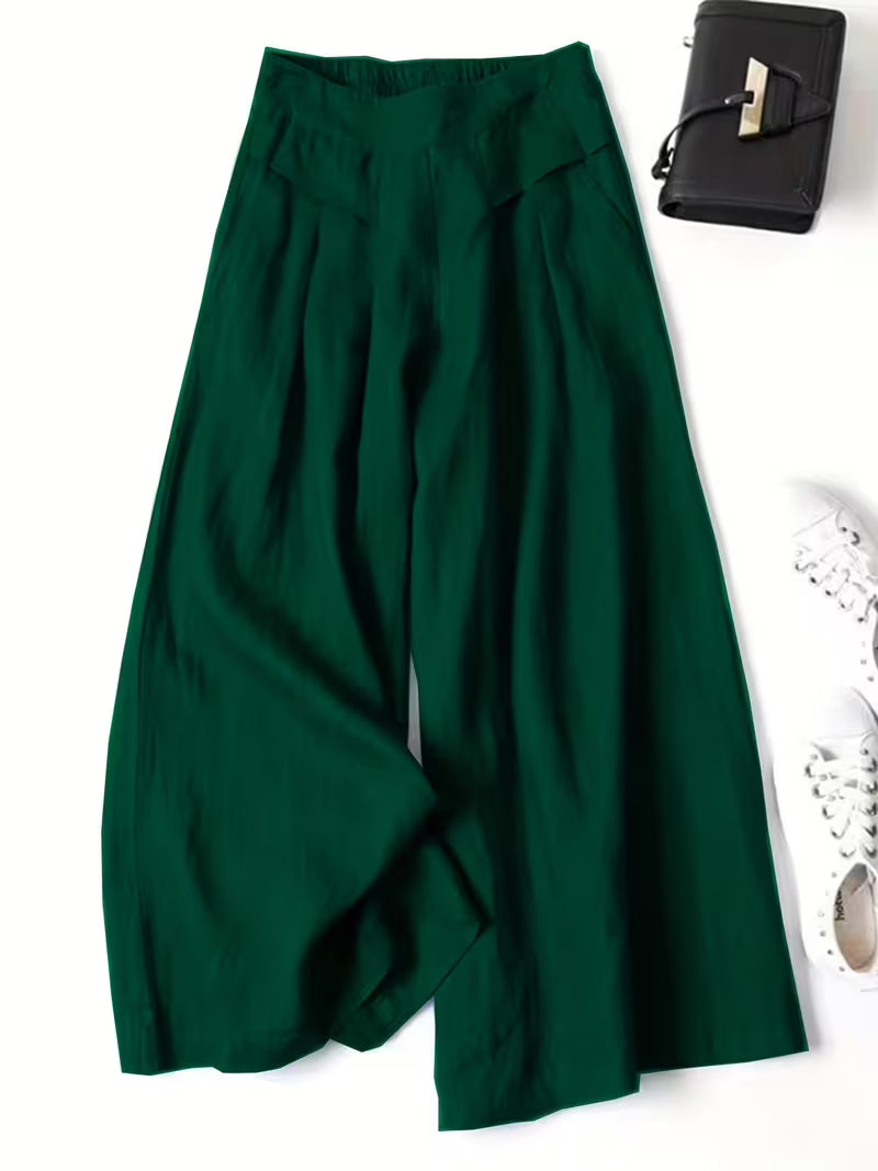 Women's Breathable Loose Wide-Leg Trousers