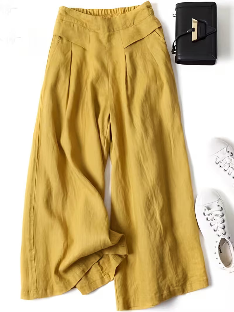 Women's Breathable Loose Wide-Leg Trousers