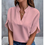 Women's Chiffon V-Neck Blouse