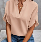 Women's Chiffon V-Neck Blouse
