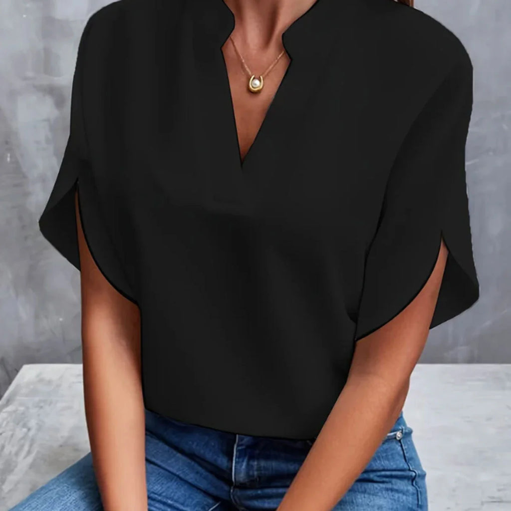 Women's Chiffon V-Neck Blouse