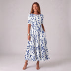Women's Coastal Bloom Floral Midi Dress