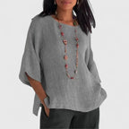 Women's Comfortable Cotton-Linen Blouse