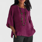 Women's Comfortable Cotton-Linen Blouse