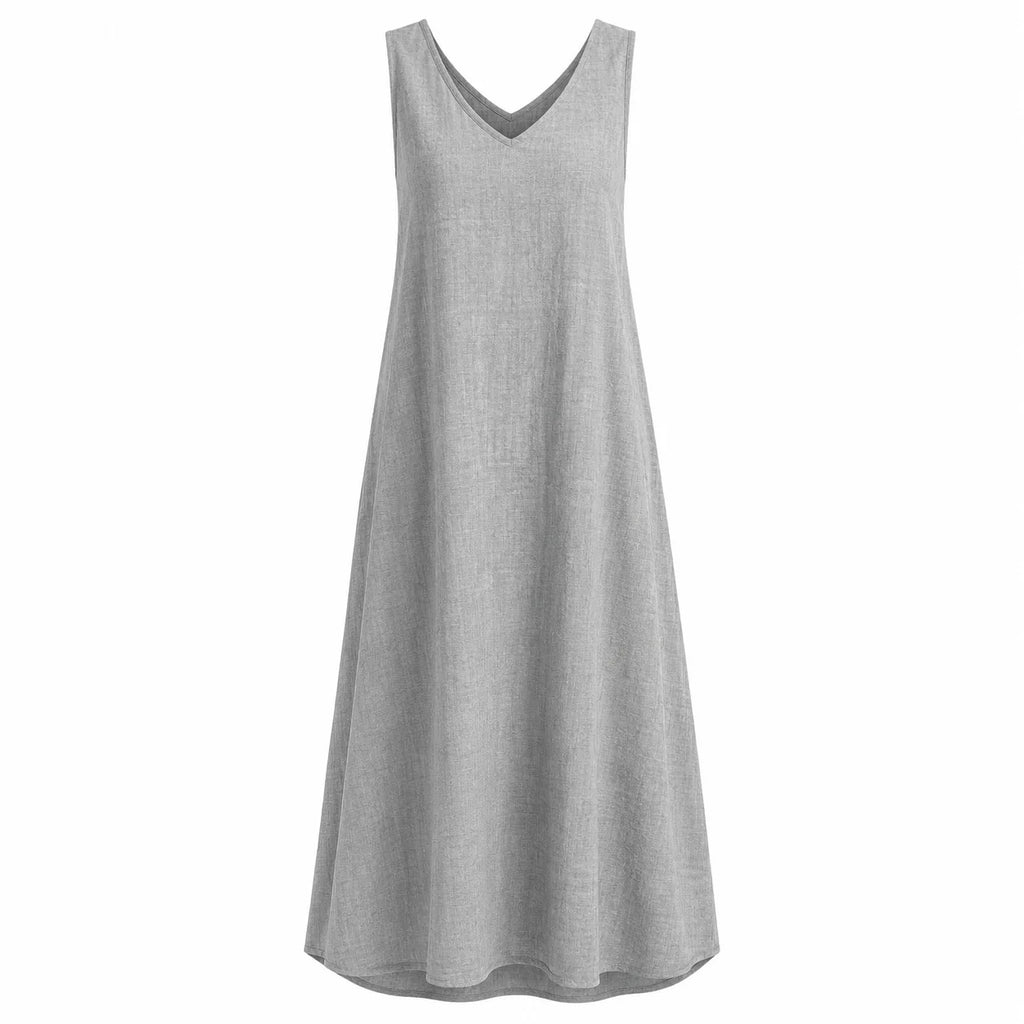 Women's Cotton-Linen Maxi Dress