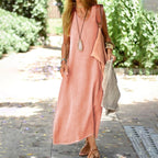 Women's Cotton-Linen Maxi Dress