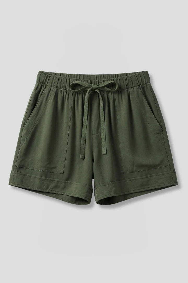 Women's Drawstring Waist Relaxed-Fit Shorts