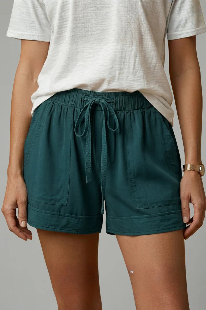 Women's Drawstring Waist Relaxed-Fit Shorts