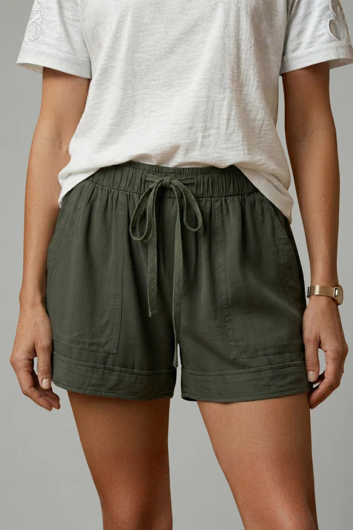 Women's Drawstring Waist Relaxed-Fit Shorts