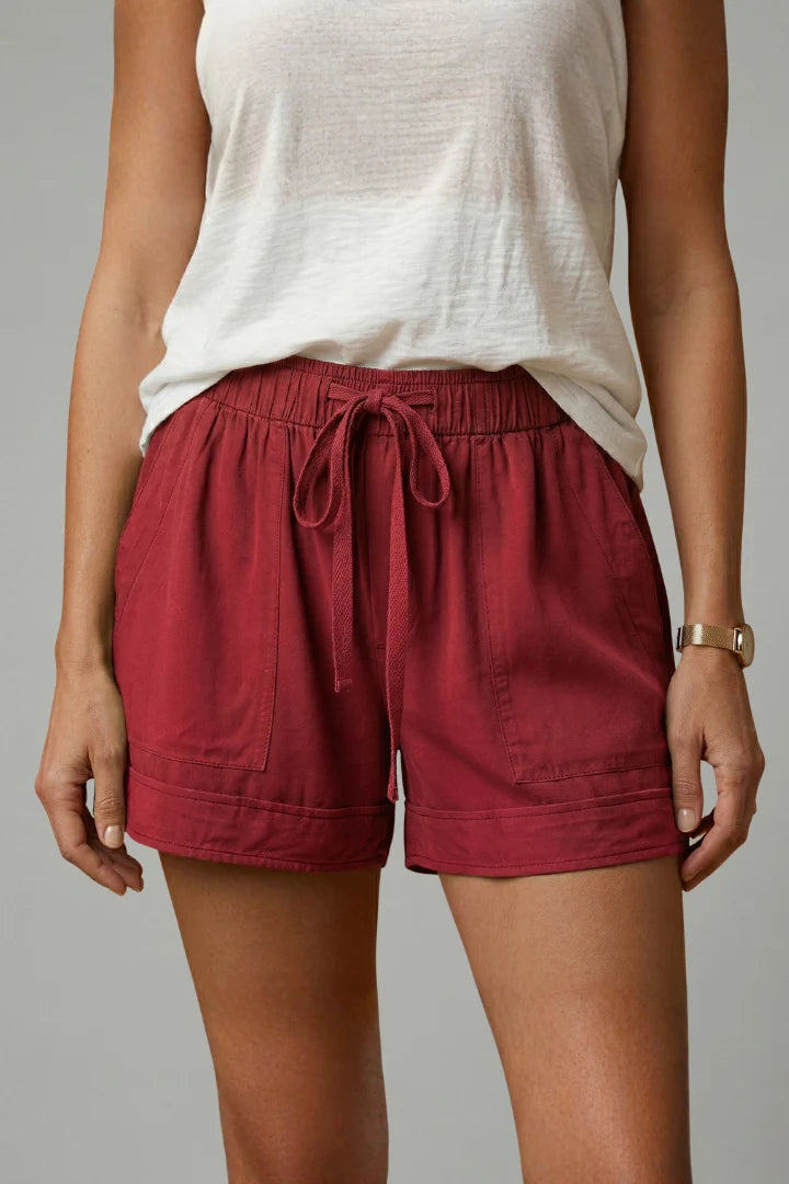 Women's Drawstring Waist Relaxed-Fit Shorts