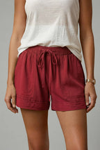 Women's Drawstring Waist Relaxed-Fit Shorts