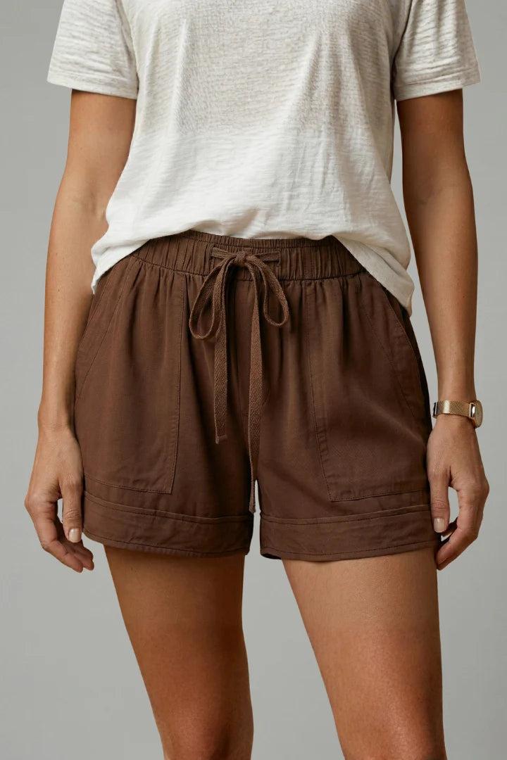 Women's Drawstring Waist Relaxed-Fit Shorts