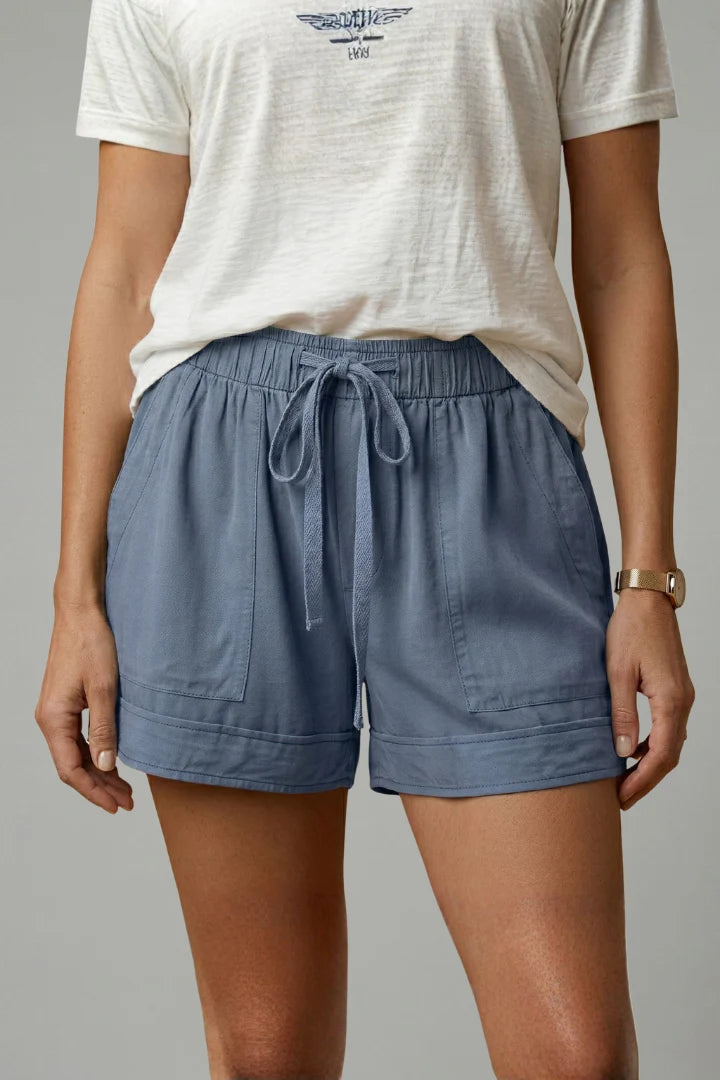 Women's Drawstring Waist Relaxed-Fit Shorts