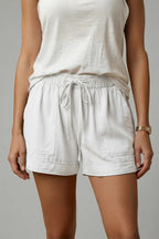 Women's Drawstring Waist Relaxed-Fit Shorts