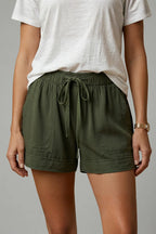 Women's Drawstring Waist Relaxed-Fit Shorts