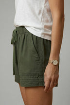 Women's Drawstring Waist Relaxed-Fit Shorts