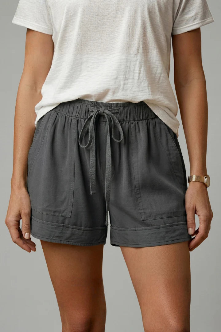 Women's Drawstring Waist Relaxed-Fit Shorts