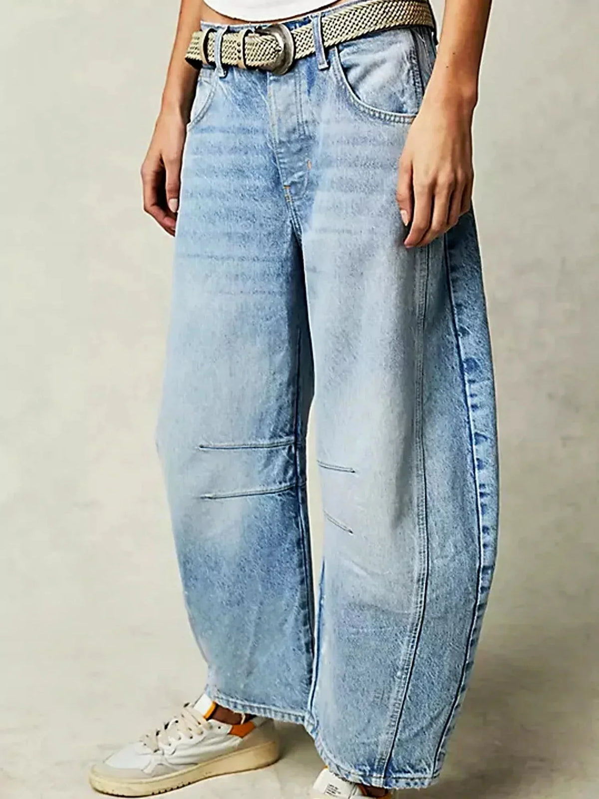 Women's Elegant Barrel Jeans
