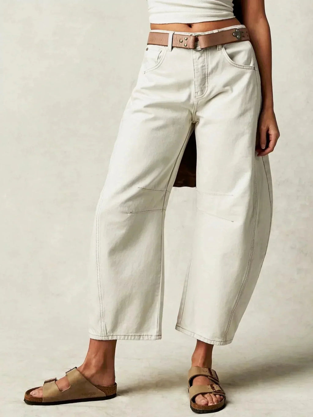 Women's Elegant Barrel Jeans