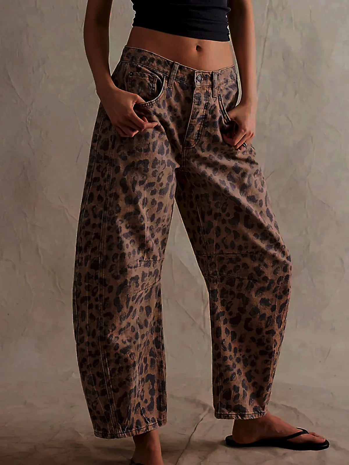 Women's Elegant Barrel Jeans