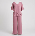 Women's Elegant Chiffon Two-Piece Set