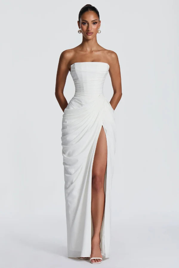 Women's Elegant Flowing Maxi Occasion Dress