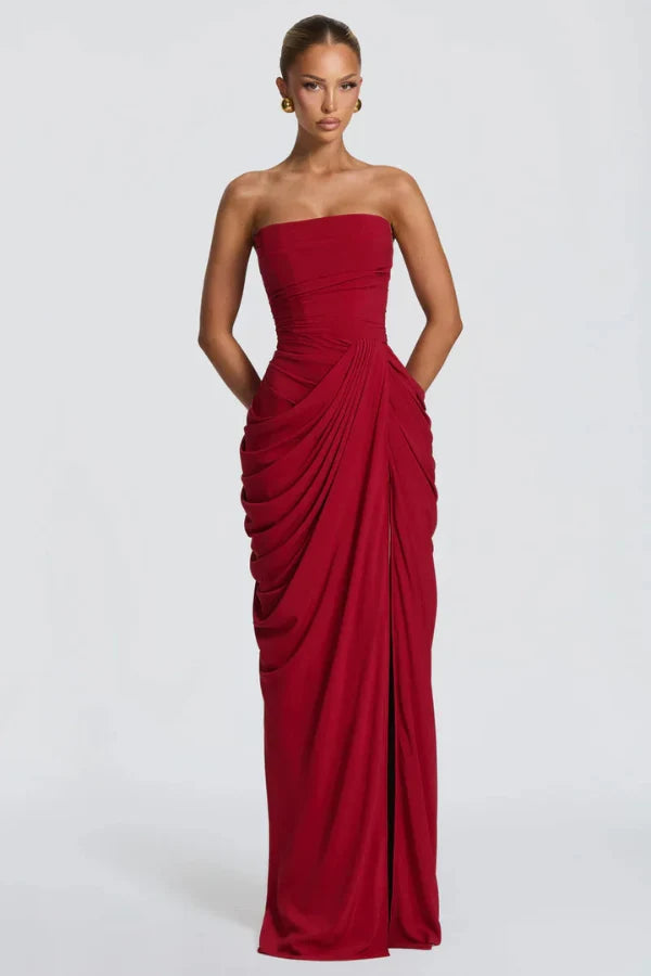 Women's Elegant Flowing Maxi Occasion Dress