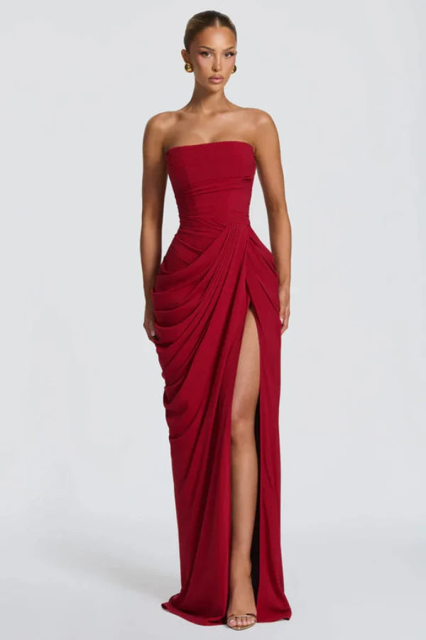 Women's Elegant Flowing Maxi Occasion Dress