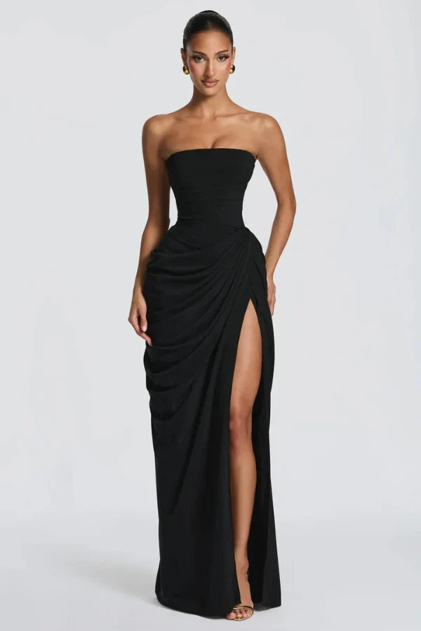 Women's Elegant Flowing Maxi Occasion Dress