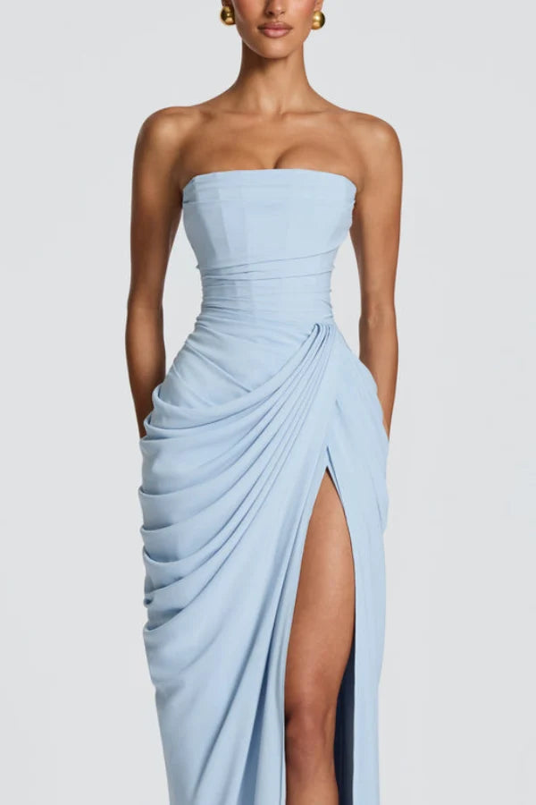 Women's Elegant Flowing Maxi Occasion Dress