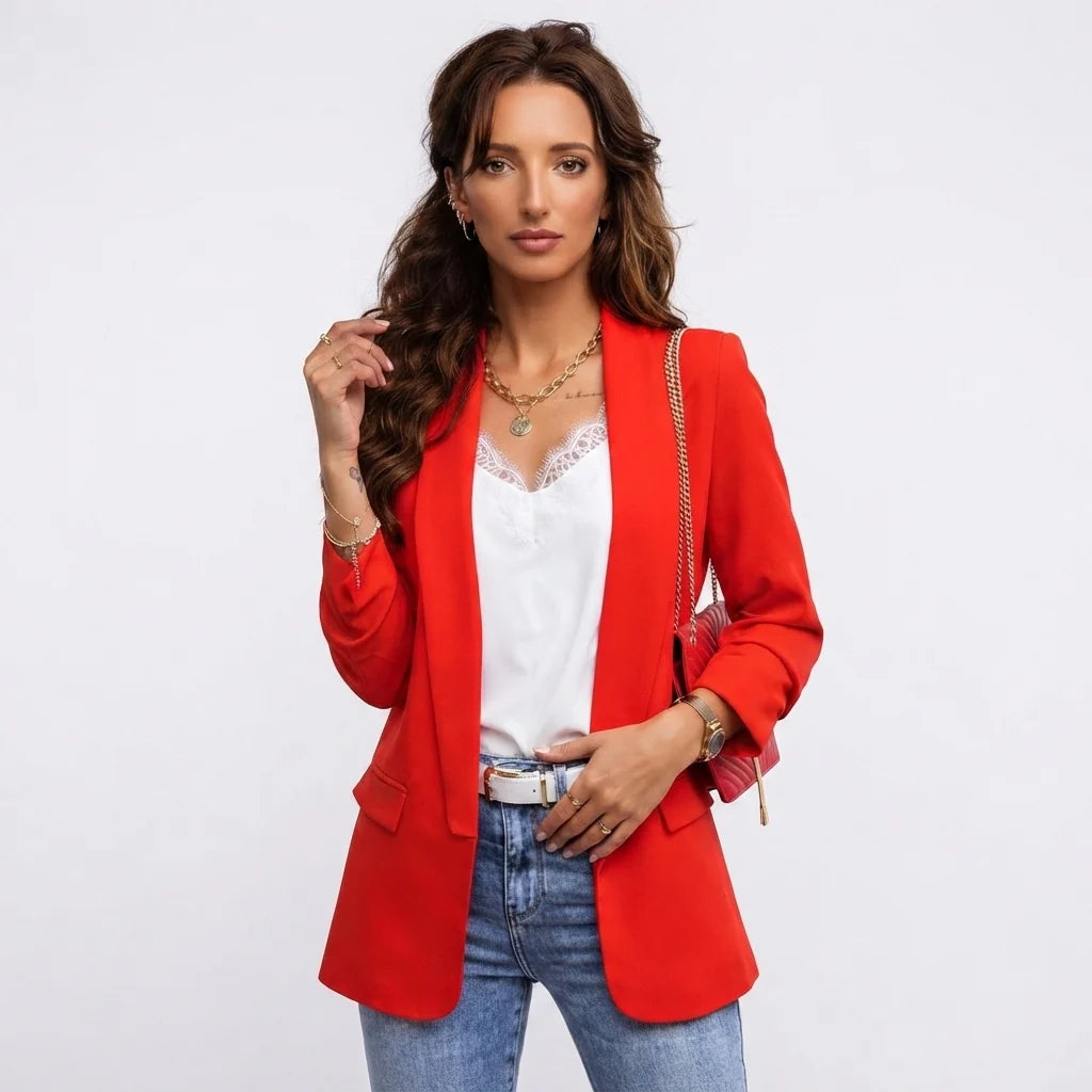 Women's Elegant Longline Blazer
