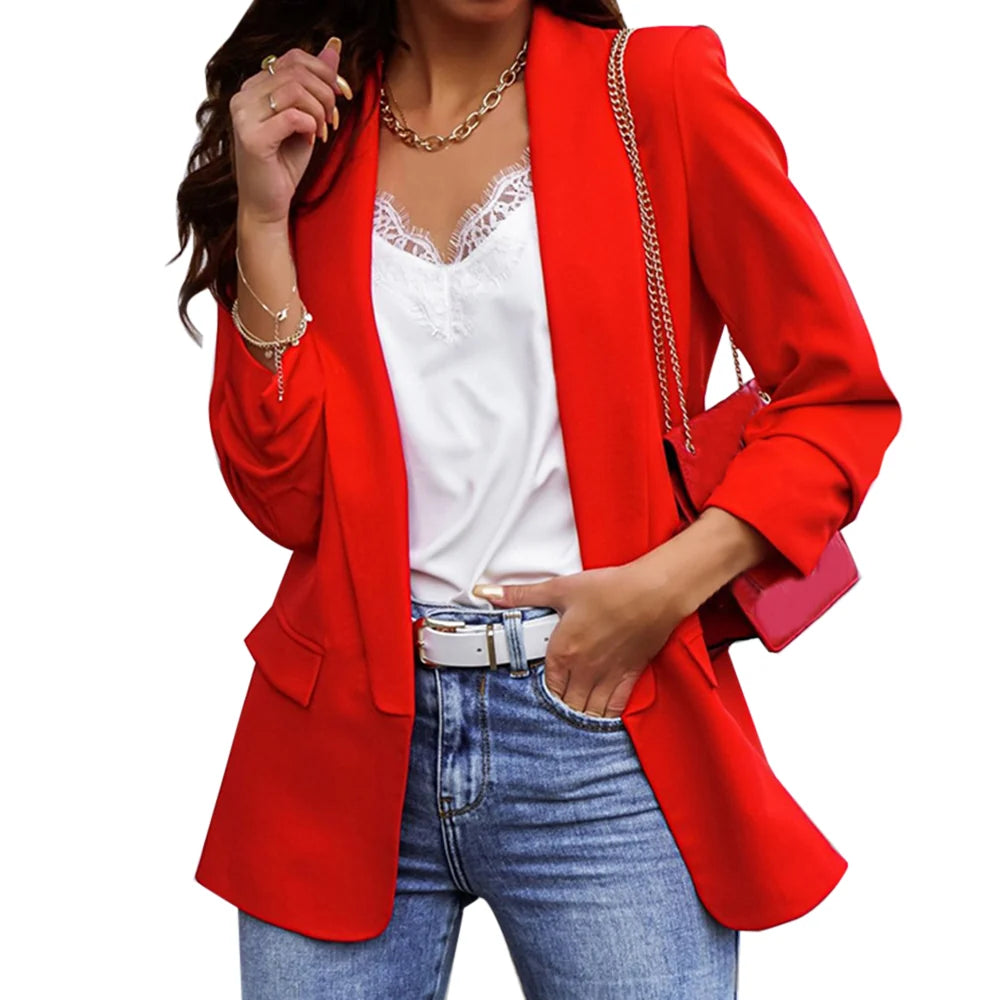 Women's Elegant Longline Blazer