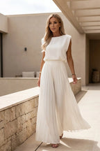 Women's Elegant Pleated Jumpsuit