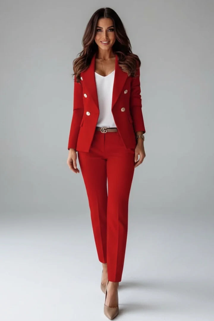 Women's Elegant Tailored Suit Set