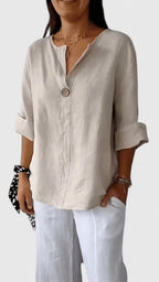 Women's Elegant V-Neck Blouse