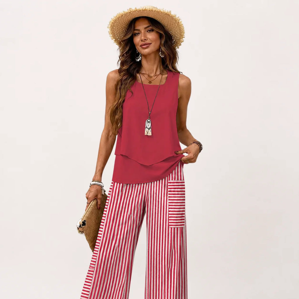 Women's Floral Trouser Set