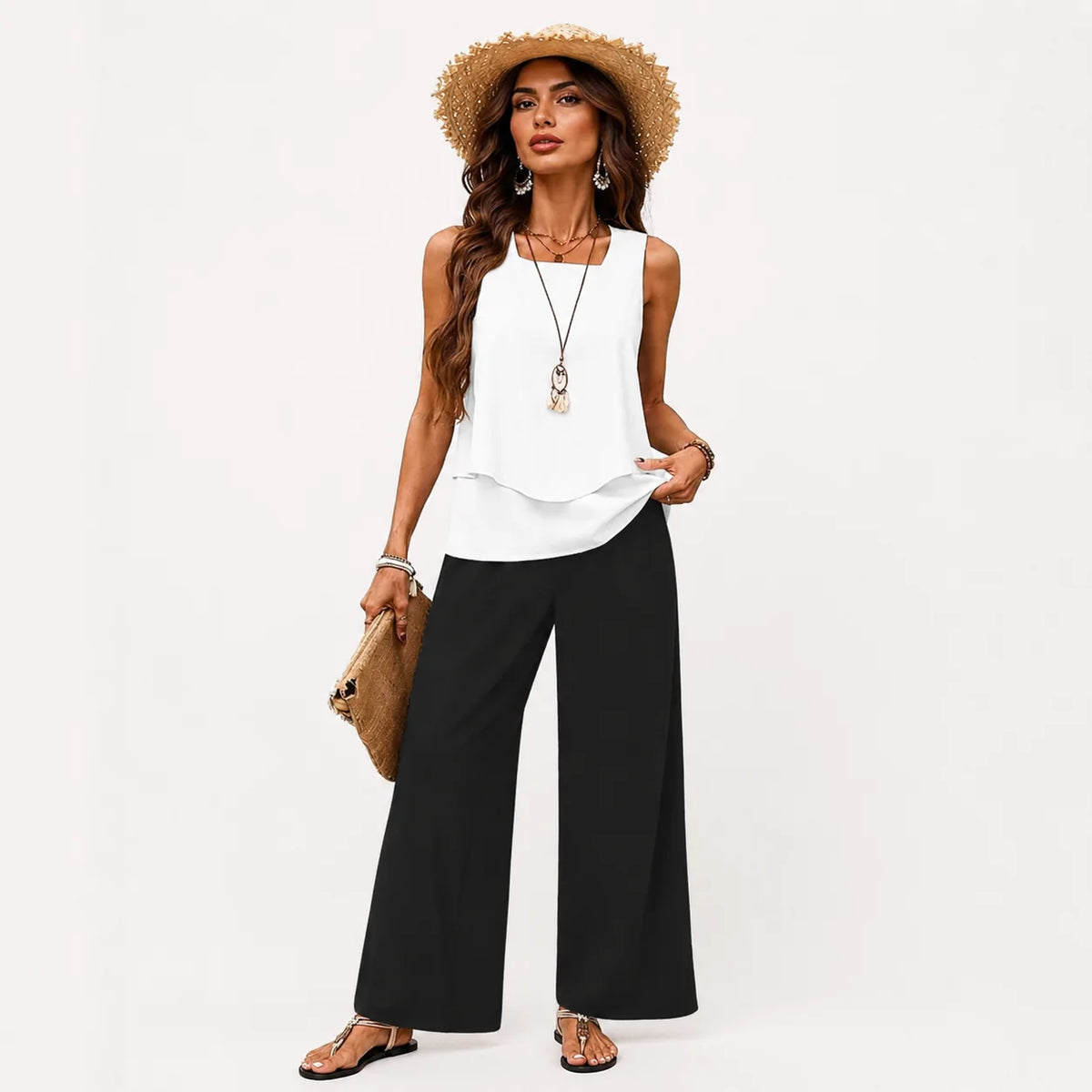 Women's Floral Trouser Set