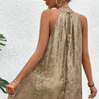 Women's Halter Midi Dress