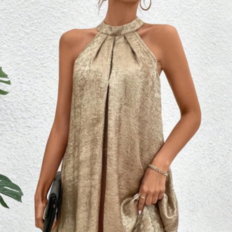 Women's Halter Midi Dress