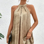Women's Halter Midi Dress