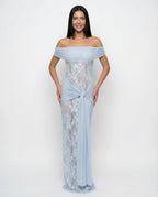 Women's Lace Evening Maxi Dress